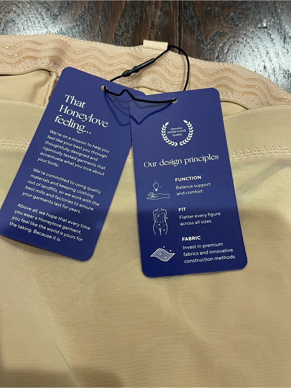 Honeylove SuperPower Short Slimming Compression Shapewear  Small Sand NEW - Picture 7 of 7
